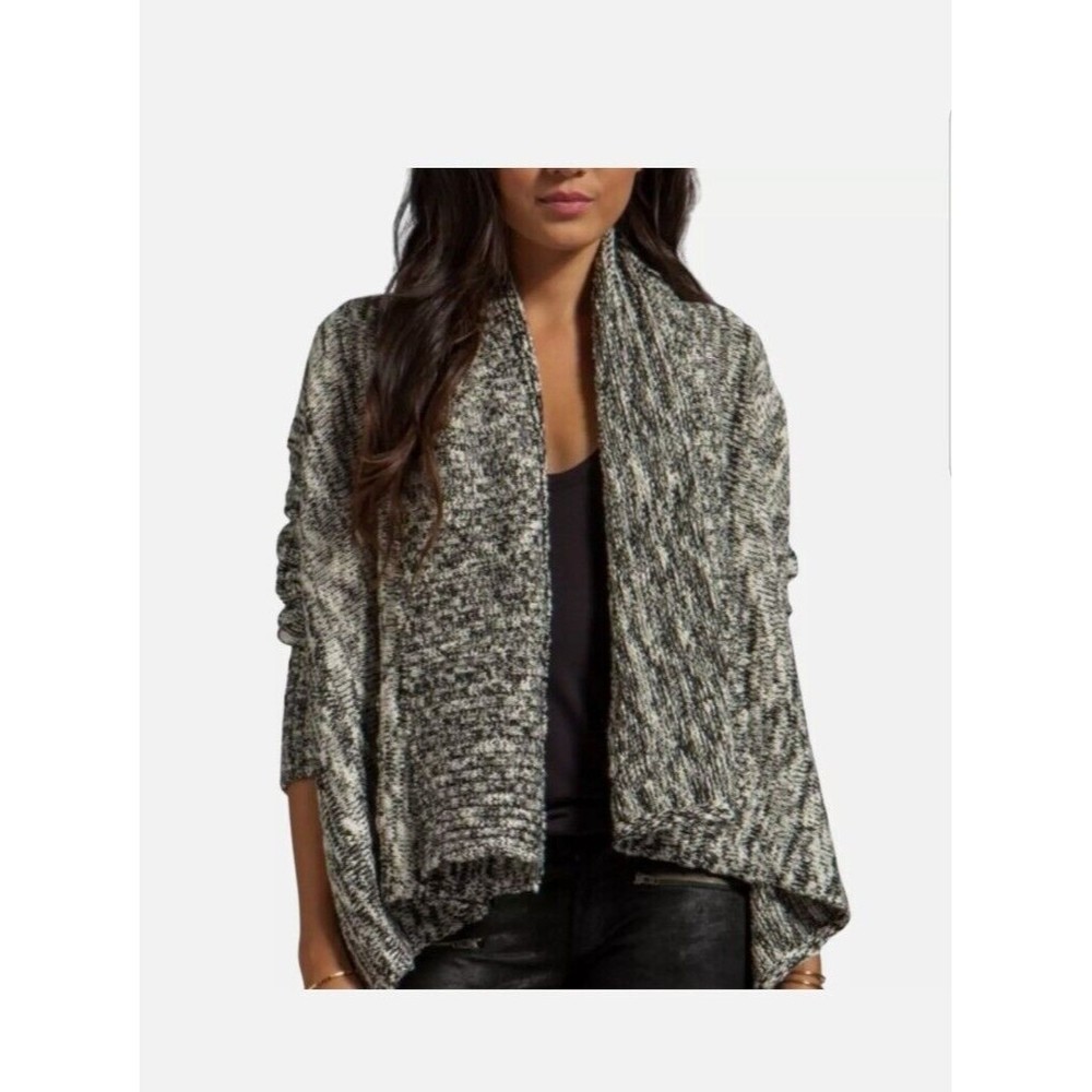 Michael Stars Cascading Shawl Open Front Cardigan… - image 2